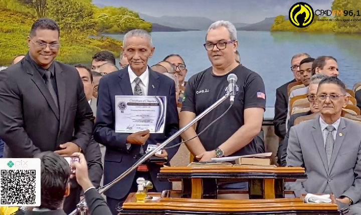 Culto de Doutrina ADPB: Entrega de Certificados e Honrarias