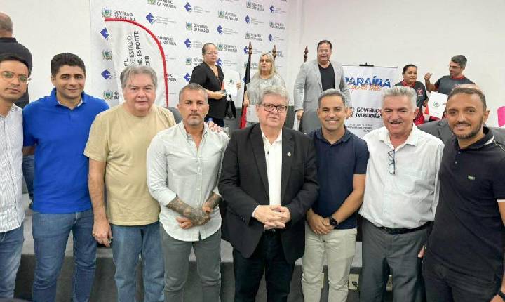 Governador João Azevêdo recebe Projeto de Lei que promete transformar o esporte na Paraíba