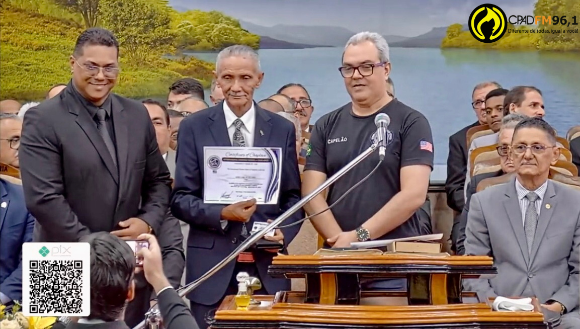 Culto de Doutrina ADPB: Entrega de Certificados e Honrarias